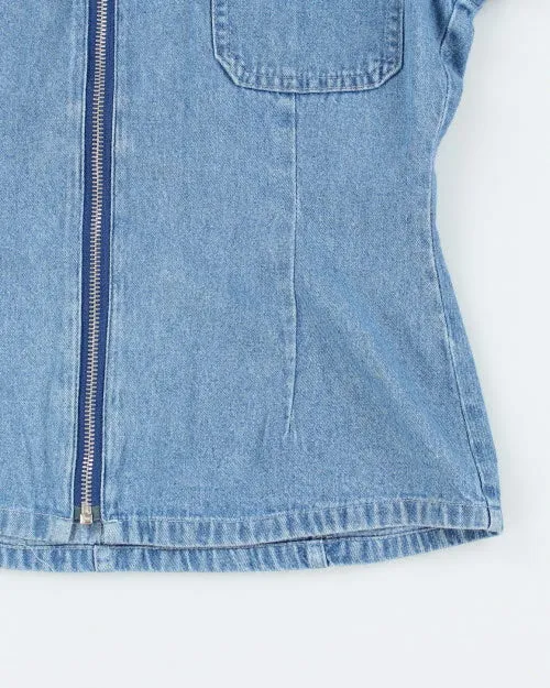 Vintage 90s Shank Jeans Denim Blouse - S sold by Rokit product image thumbnail 4