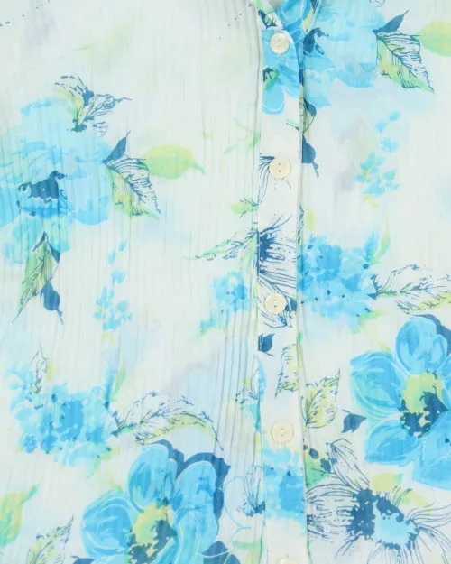 Vintage 90s Dino Floral Blouse - M sold by Rokit product image thumbnail 4