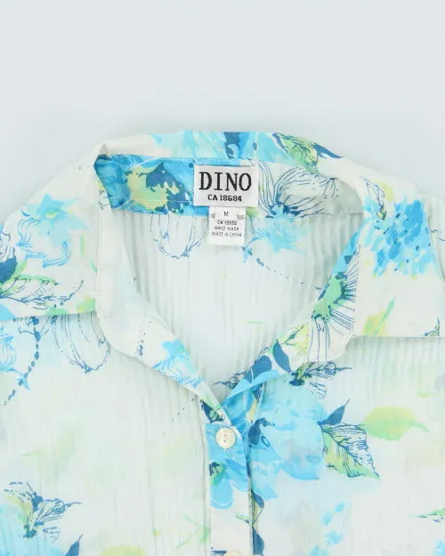 Vintage 90s Dino Floral Blouse - M sold by Rokit product image thumbnail 3