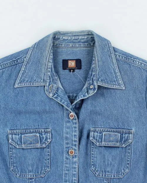 Vintage 90s Denim shirt - M sold by Rokit product image thumbnail 3