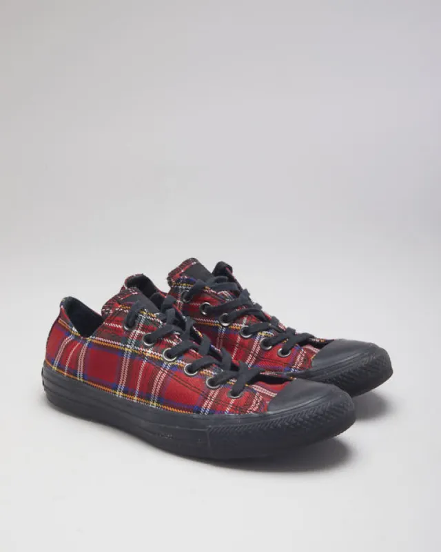 Vintage Converse Low Tartan Print Trainers - UK 6 sold by Rokit
