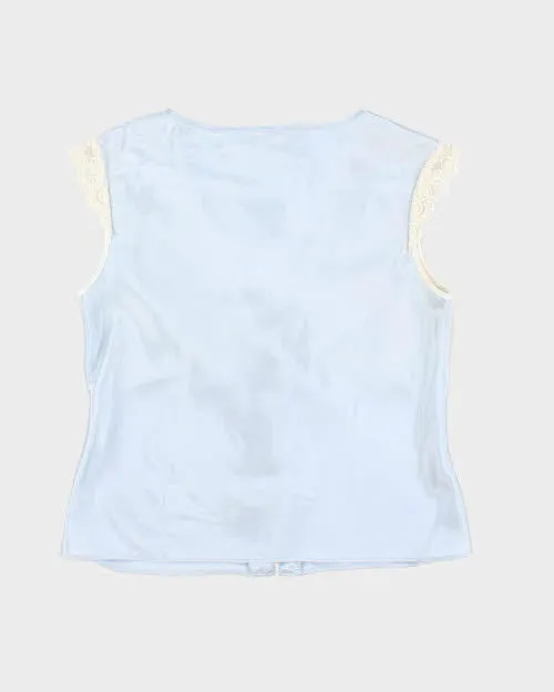 Vintage 90s Cherie Lace Up Top - M sold by Rokit product image thumbnail 2