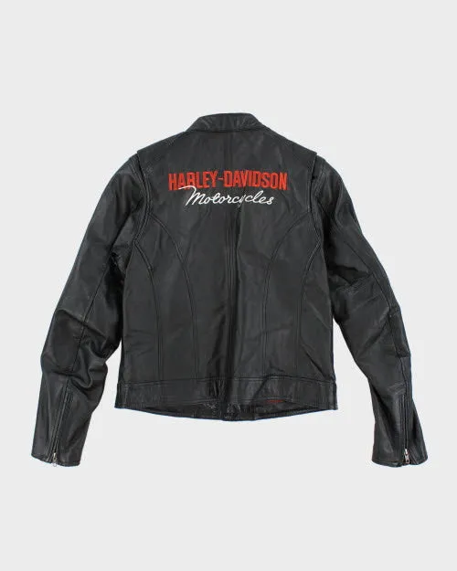 Vintage Harley Davidson Zip Up Leather Motorcycle Jacket - M sold by Rokit product image thumbnail 2
