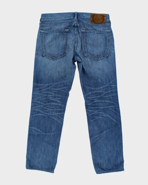 Vintage 2000's True Religion Straight Fit Medium Wash Jeans - W33 L29 sold by Rokit product image thumbnail 2