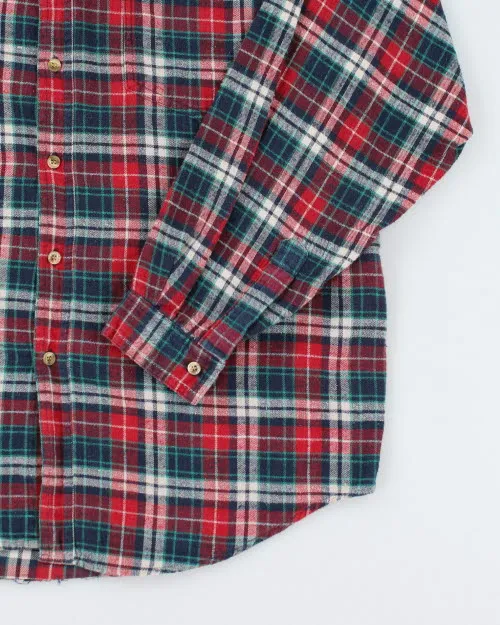 Vintage 90's Lacoste Flannel Shirt - L sold by Rokit product image thumbnail 4