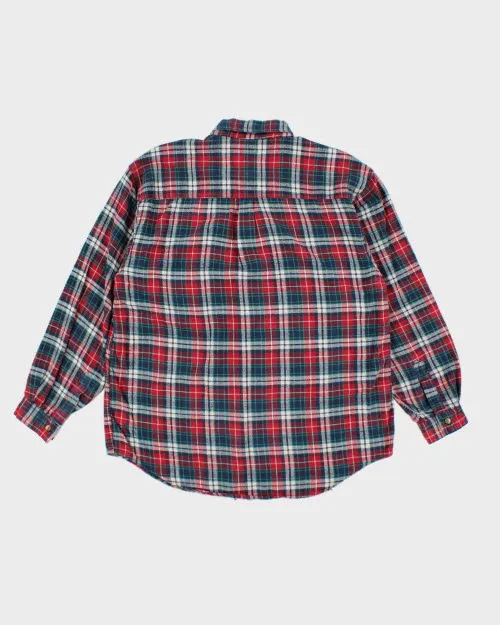 Vintage 90's Lacoste Flannel Shirt - L sold by Rokit product image thumbnail 2