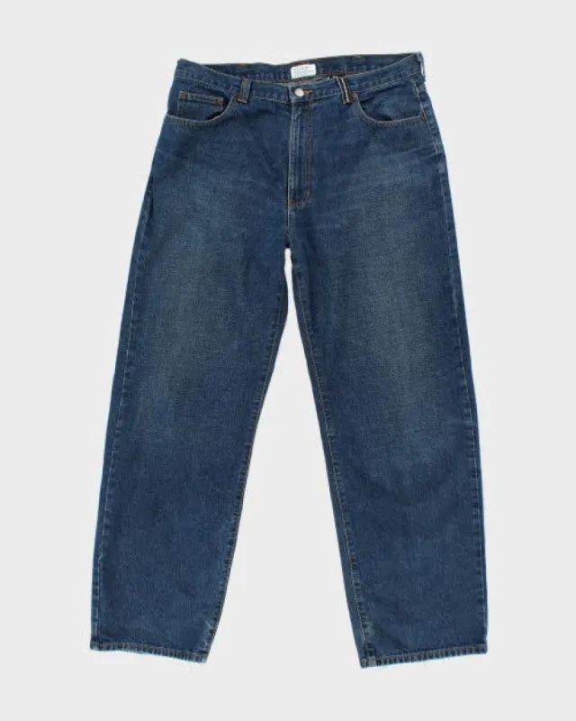 Vintage Y2K DKNY Relaxed Fit Dark Wash Jeans - W36 L30 sold by Rokit