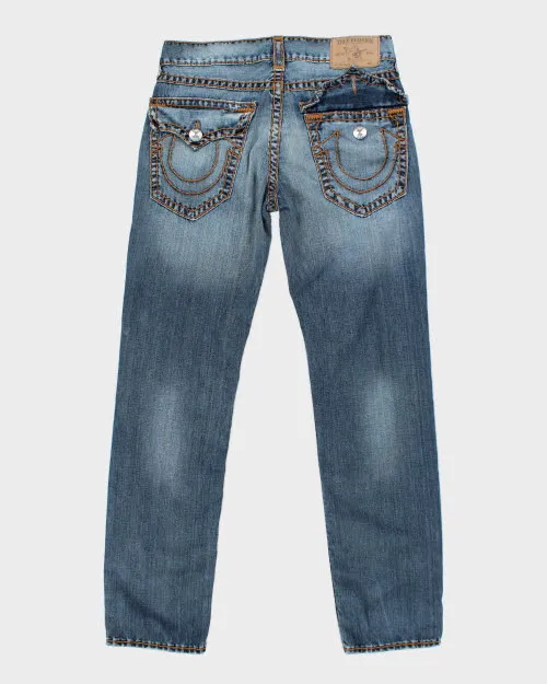 Vintage Y2K True Religion Relaxed Fit Medium Wash Jeans - W33 L32 sold by Rokit product image thumbnail 2