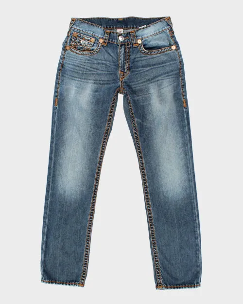 Vintage Y2K True Religion Relaxed Fit Medium Wash Jeans - W33 L32 sold by Rokit