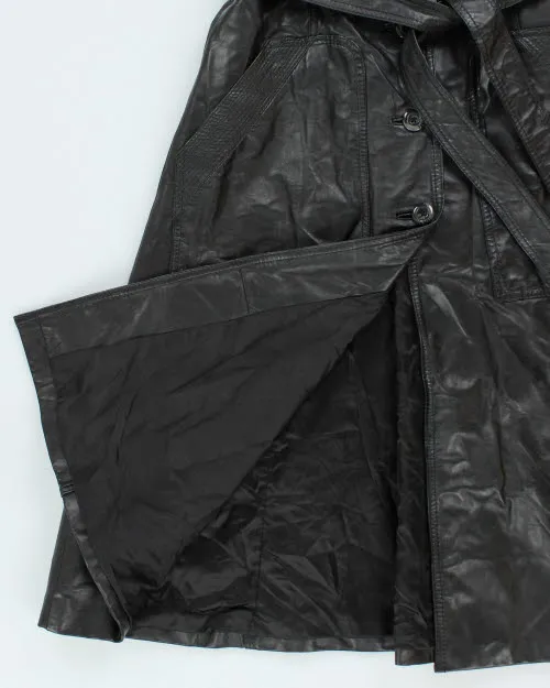 Vintage 90's Wilsons Leather Button Up Over Coat - M sold by Rokit product image thumbnail 4