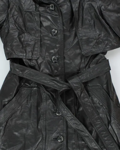 Vintage 90's Wilsons Leather Button Up Over Coat - M sold by Rokit product image thumbnail 5