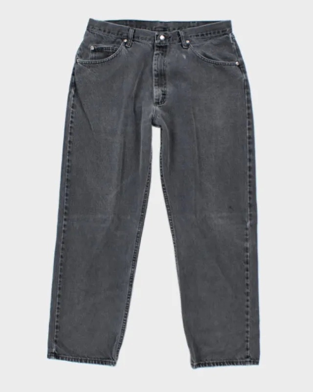Vintage Wrangler Straight Fit Grey Wash Jeans - W32 L28 sold by Rokit