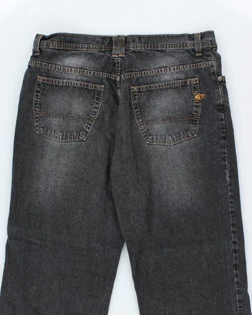 Vintage Point Zero Baggy Dark Wash Denim Jeans - W34 L32 sold by Rokit product image thumbnail 4