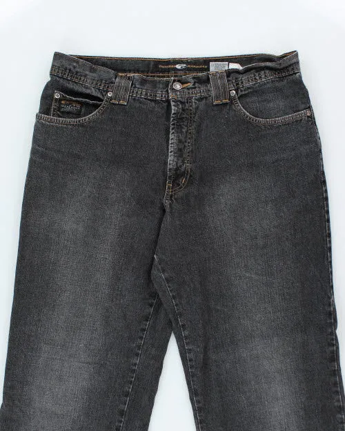 Vintage Point Zero Baggy Dark Wash Denim Jeans - W34 L32 sold by Rokit product image thumbnail 3