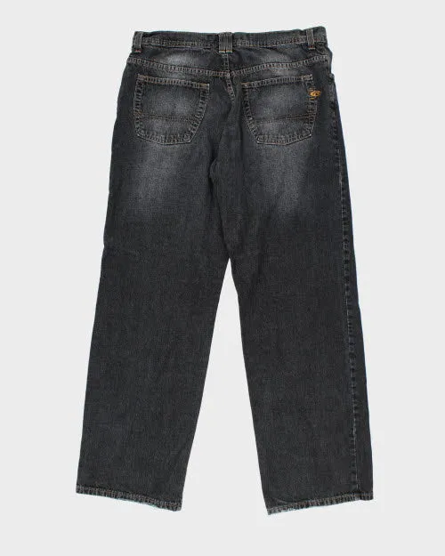 Vintage Point Zero Baggy Dark Wash Denim Jeans - W34 L32 sold by Rokit product image thumbnail 2