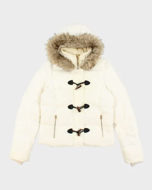 Vintage Y2K Women's Juicy Couture Quilted Hooded Jacket - M sold by Rokit