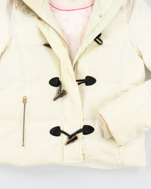 Vintage Y2K Women's Juicy Couture Quilted Hooded Jacket - M sold by Rokit product image thumbnail 4