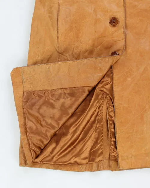 Vintage Whet Blu Long Leather Jacket - M sold by Rokit product image thumbnail 4