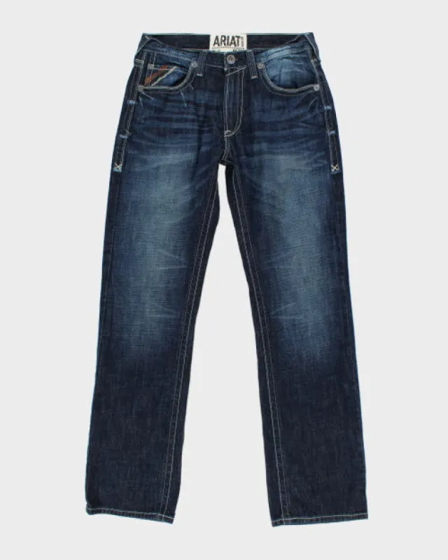 Vintage Y2K ARIAT Gothic Dark Wash Jeans - W30 L32 sold by Rokit