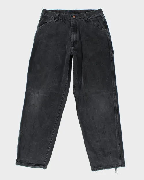 Vintage Wide Leg Rustler Carpenter Jeans - W34 L31 sold by Rokit