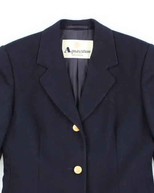 Aquascutum Navy Jacket - S sold by Rokit product image thumbnail 3