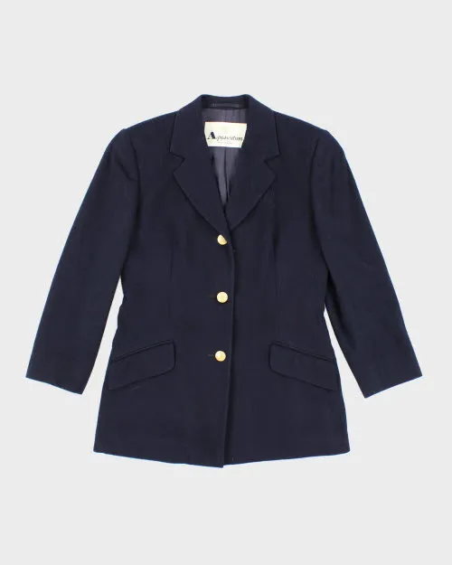 Aquascutum Navy Jacket - S sold by Rokit