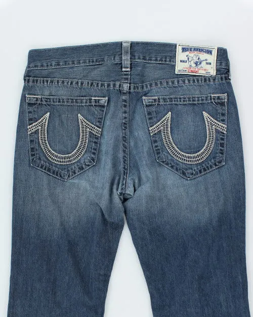 Vintage Y2K Baggy True Religion Medium Wash Jeans - W36 L27 sold by Rokit product image thumbnail 4