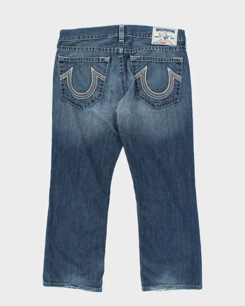 Vintage Y2K Baggy True Religion Medium Wash Jeans - W36 L27 sold by Rokit product image thumbnail 2