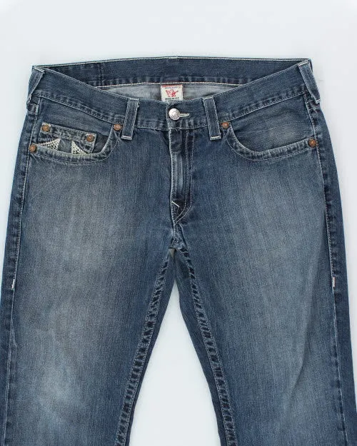 Vintage Y2K Baggy True Religion Medium Wash Jeans - W36 L27 sold by Rokit product image thumbnail 3