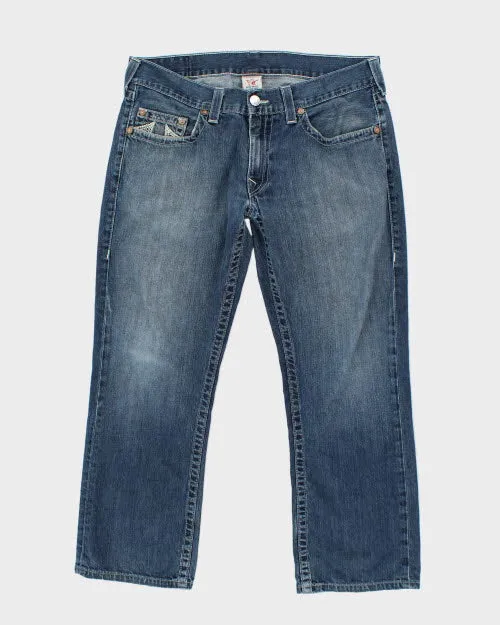 Vintage Y2K Baggy True Religion Medium Wash Jeans - W36 L27 sold by Rokit