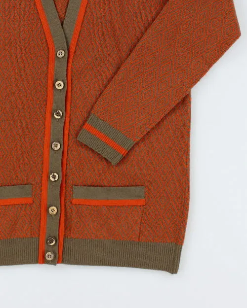 Vintage Jageger Lambs Wool Cardigan - M sold by Rokit product image thumbnail 4