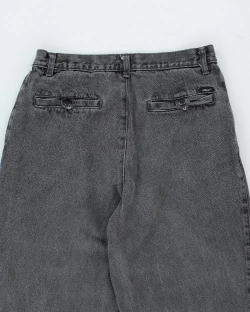 Vintage 90's Pleated Baggy Grey Wash Denim Jeans - W30 L26 sold by Rokit product image thumbnail 4