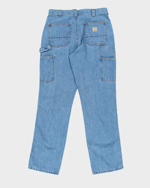 Vintage Carhartt Carpenter Light Wash Jeans - W32 L32 sold by Rokit product image thumbnail 2