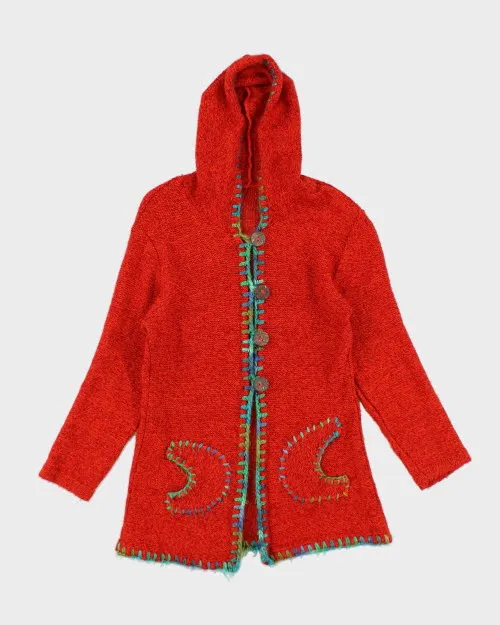 Orange Hippie Cardigan - M sold by Rokit