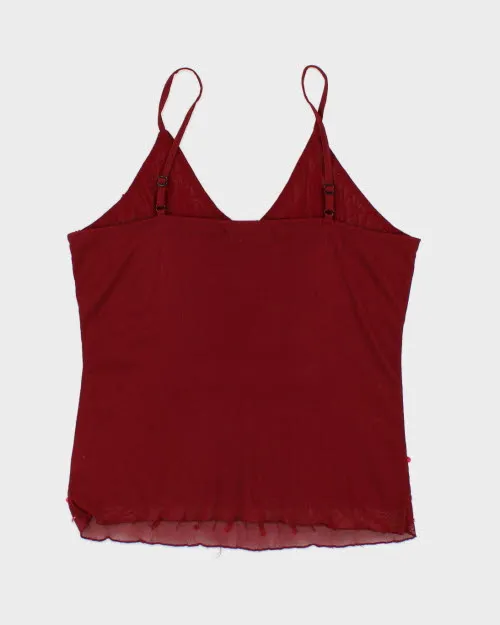 Y2k 00s Sequin Mesh Cami - S sold by Rokit product image thumbnail 2