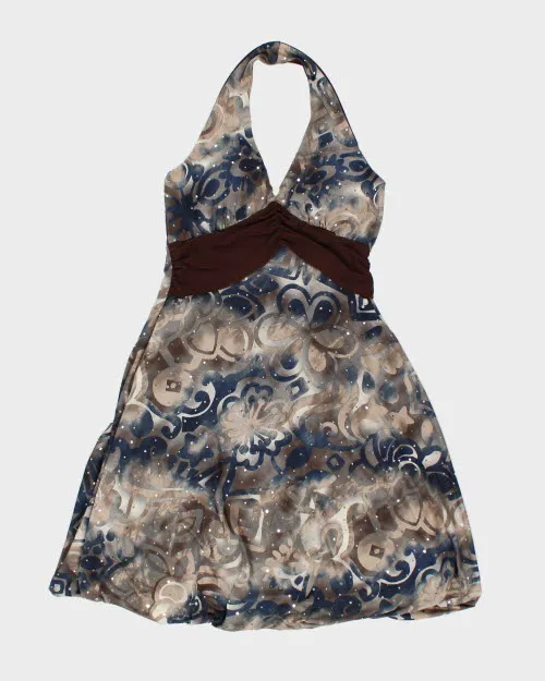 Y2k 00s Muaa Halter Dress - S sold by Rokit