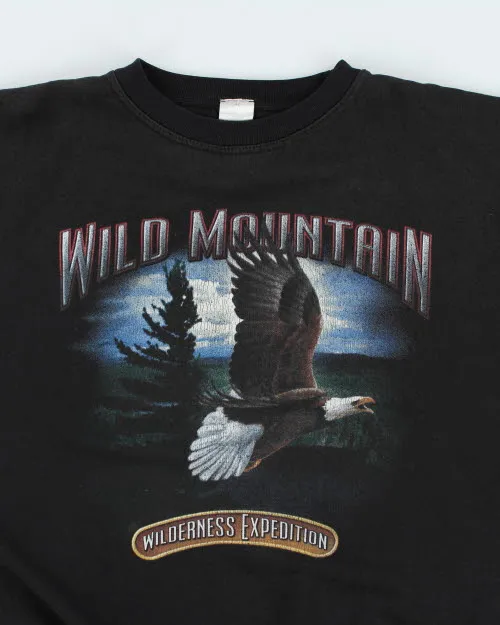 Vintage Wild Mountain Eagle Sweatshirt - L sold by Rokit product image thumbnail 3