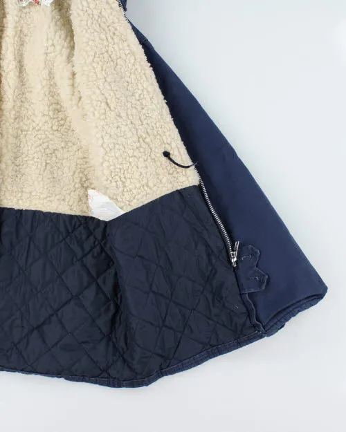 Vintage 90's Quilted Long Parka Hooded Jacket - M sold by Rokit product image thumbnail 4