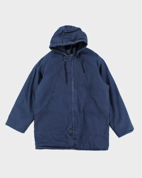 Vintage 90's Quilted Long Parka Hooded Jacket - M sold by Rokit