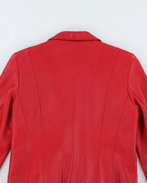 Vintage 90's Double Breasted Leather Jacket - M sold by Rokit product image thumbnail 4