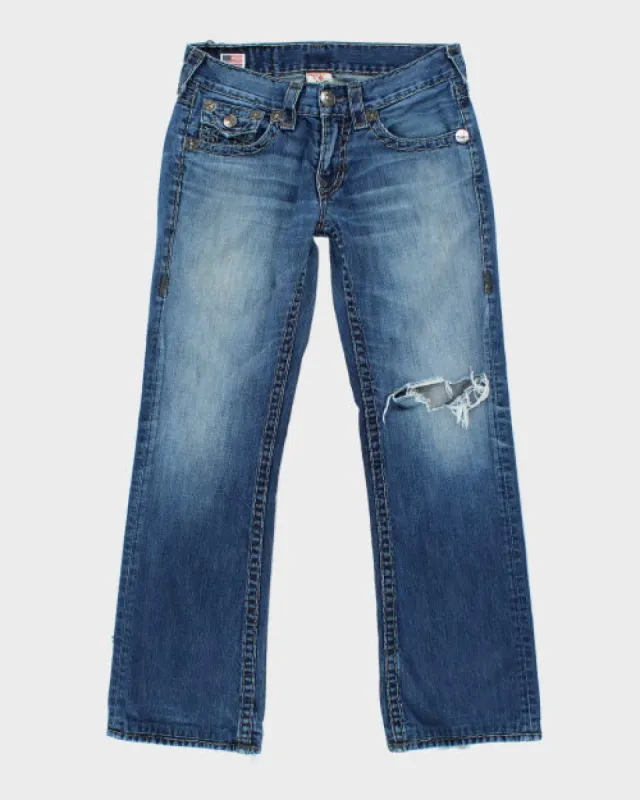 Vintage 2000's True Religion Straight Fit Dark Wash Jeans - W30 L29 sold by Rokit