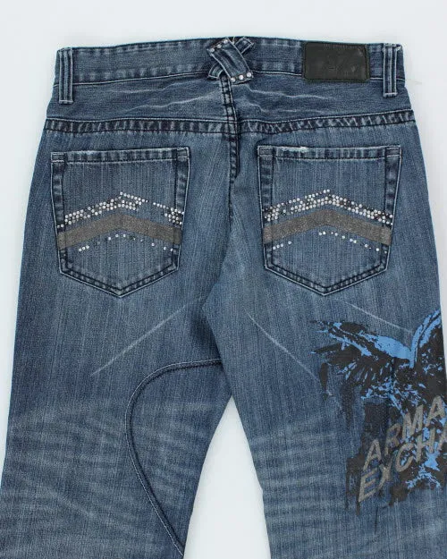 Vintage 2000's Armani Exchange Medium Wash Jeans - W32 L29 sold by Rokit product image thumbnail 4