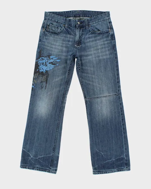 Vintage 2000's Armani Exchange Medium Wash Jeans - W32 L29 sold by Rokit