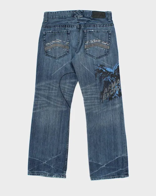 Vintage 2000's Armani Exchange Medium Wash Jeans - W32 L29 sold by Rokit product image thumbnail 2