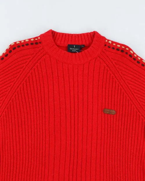 Vintage Trussardi Sport Knit Jumper - L sold by Rokit product image thumbnail 3