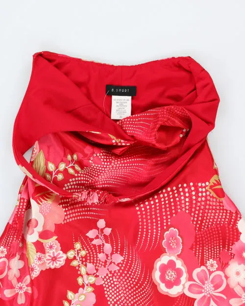 Y2k 00s B. Smart Floral Halter Dress - S sold by Rokit product image thumbnail 3