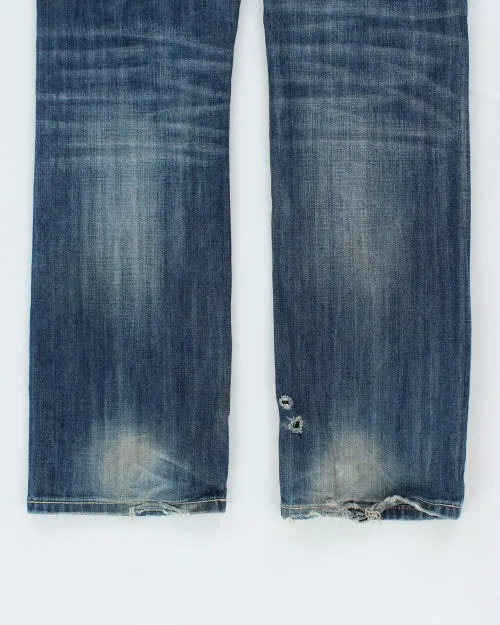 Vintage Y2K Rock Revival Gothic Style Medium Wash Jeans - W31 L30 sold by Rokit product image thumbnail 3
