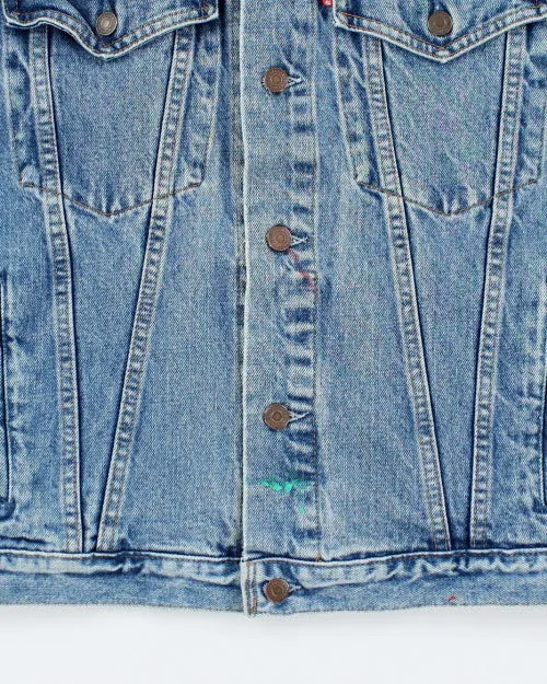 Vintage Levi's Light Wash Sleeveless Denim Jacket - L sold by Rokit product image thumbnail 4