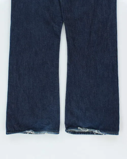 Vintage Y2K True Religion Wide Fit Dark Wash Jeans - W34 L29 sold by Rokit product image thumbnail 5