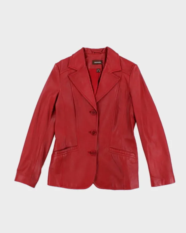 Vintage Y2K Danier Double Breasted Leather Jacket - S sold by Rokit